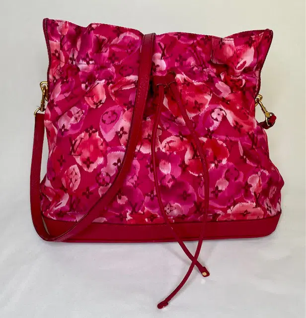 Louis Vuitton Limited Edition Indian Rose Monogram Ikat Floral Nylon Noefull