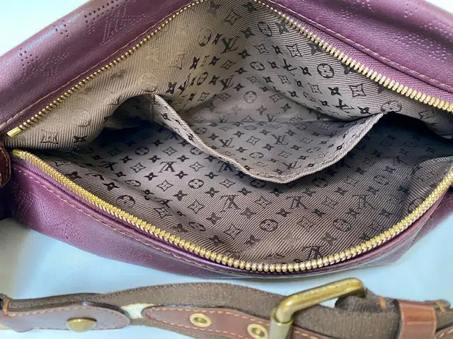 Louis Vuitton Limited Edition Aubergine Leather Onatah GM Bag - Yoogi's  Closet